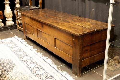 18th Cent. chest in fruitwood with nice patina…