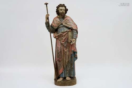 16th Cent. European gothic style "Saint with book"...