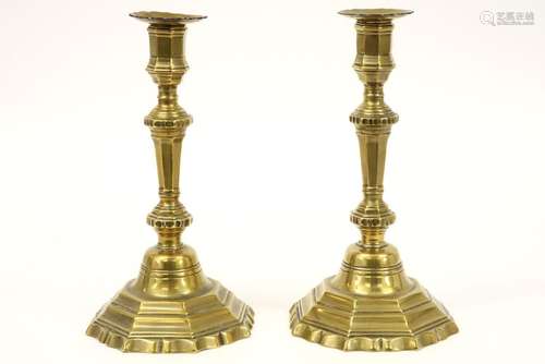 pair of Louis XIV style candlesticks from about 17…