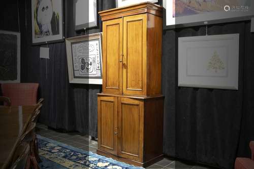 19th Cent. English pharmacist cabinet in mahogany…