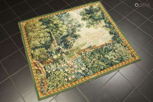 because of the small size rare "Verdure" tapestry ...