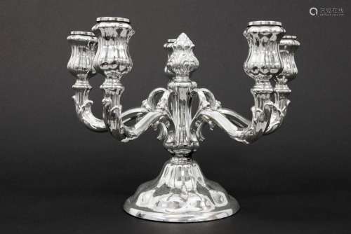 German Art Deco-candelabra in marked silver…
