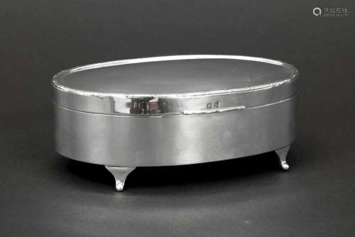 antique oval English jewel box in "William Neale &…
