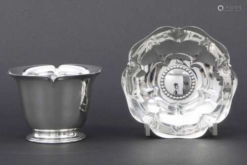 Tiffany signed dish and a Cartier signed bowl in s…