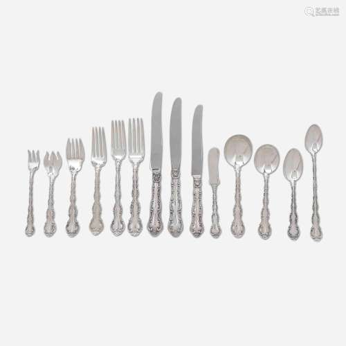 An assembled sterling silver flatware service Gorham Mfg. Co...