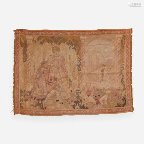 A Continental figural tapestry 19th century