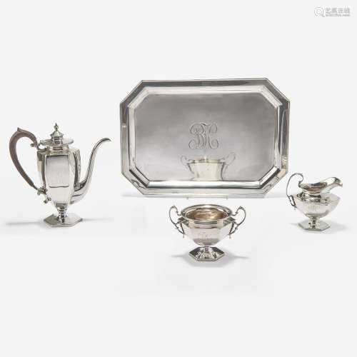 A four-piece sterling silver coffee service Howard Sterling ...