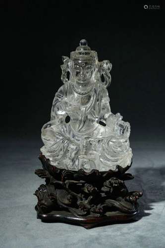 Crystal Tara Statue