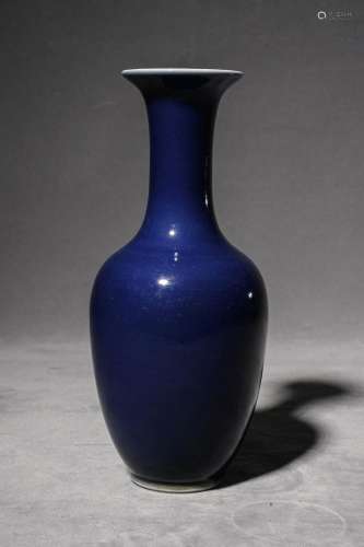 Ji blue glaze Guanyin bottle