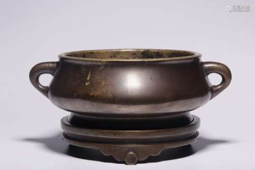 Copper Stove with Long Ears