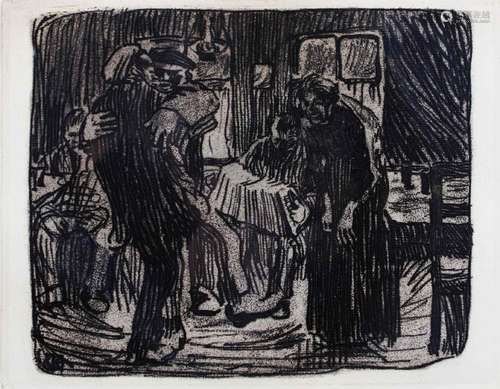 Käthe Kollwitz (German, 1867-1945), Hamburger Kneipe, Origin...