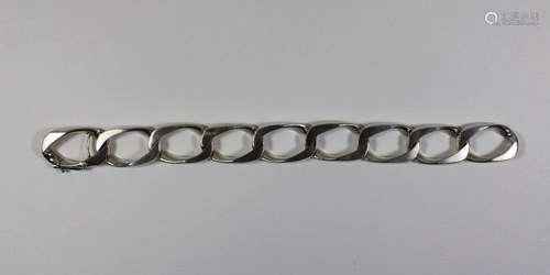 Massives Silberarmband, 800 Silber, G. 68,0 gr, L. 21,5 cm.