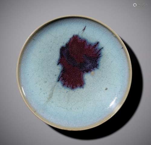 A JUN PURPLE-SPLASHED DISH, JIN TO YUAN DYNASTY