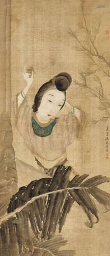 PORTRAIT OF A NOBLE LADY, BY PAN GONGSHOU (1741-1794)