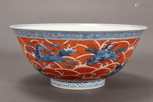 Good Large Chinese Porcelain Bowl,