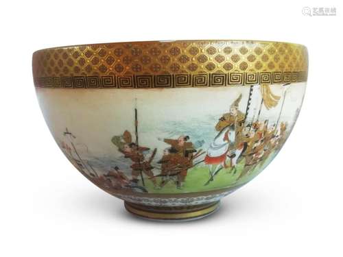 Fine Satsuma Porcelain Bowl,