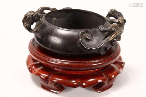 Chinese Bronze Censer,