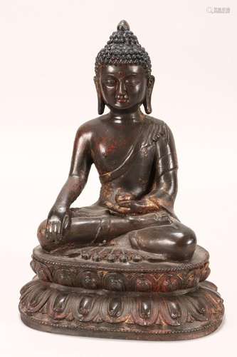 Chinese Bronze Buddha Shakyamuni,