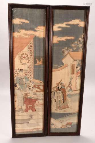 Wonderful Pair of Chinese Qing Dynasty, 19th