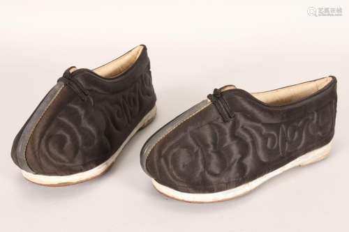 Chinese Mandarin Pair of Boots,