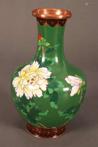 Chinese Cloisonne Vase,