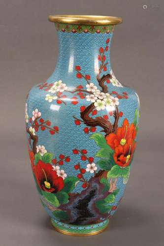 Large Chinese Cloisonne Vase,