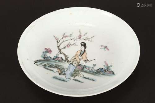 Chinese Famille Rose Porcelain Dish,