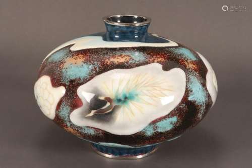 Wonderful Japanese Enamel and Cloisonne Vase,