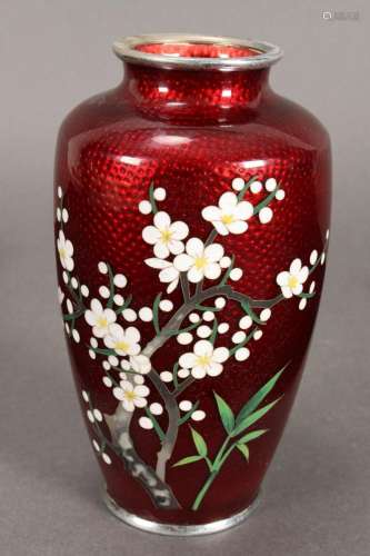 Japanese Ginbari Vase,