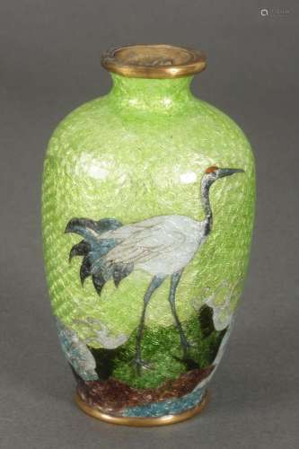 Petit Japanese Ginbari cloisonne Vase,