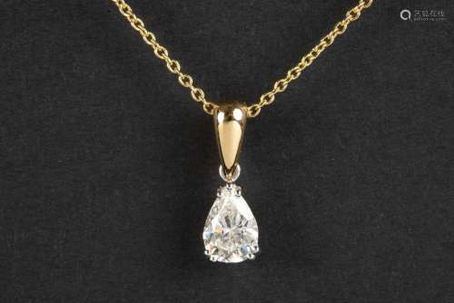 a 1,26 carat high quality oval brilliant cut diamond set in ...