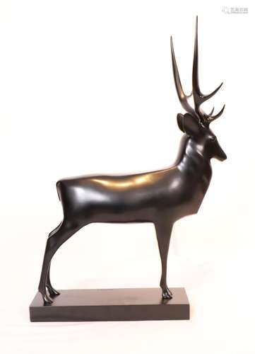 JOLI BRONZE "GRAND CERF" d'après François POMPON (...