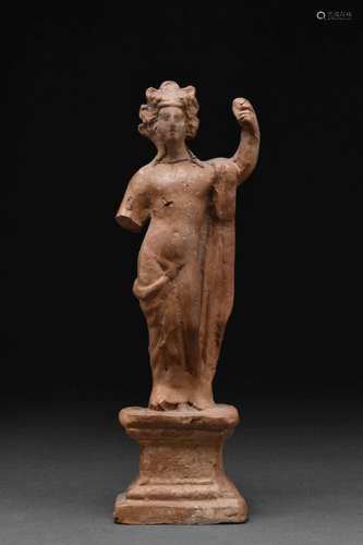 ROMAN TERRACOTTA STATUETTE OF BACCHUS