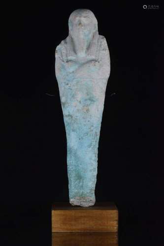 ANCIENT EGYPTIAN FAIENCE USHABTI