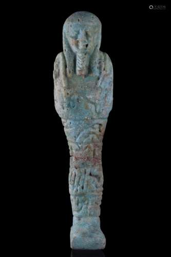 ANCIENT EGYPTIAN FAIENCE USHABTI