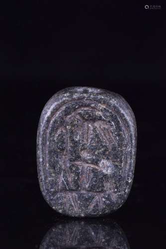 ANCIENT EGYPTIAN STONE SCARAB