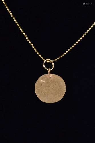 ANCIENT ROMAN GOLD SUN PENDANT