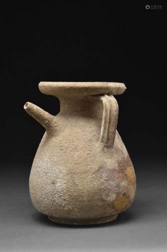 HELLENISTIC POTTERY STRAINER JUG