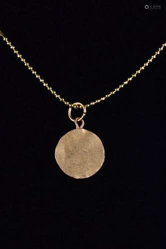 ANCIENT ROMAN GOLD SUN PENDANT