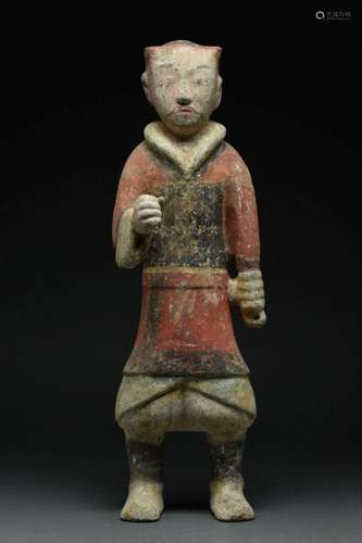 CHINESE HAN DYNASTY TERRACOTTA WARRIOR - TL TESTED