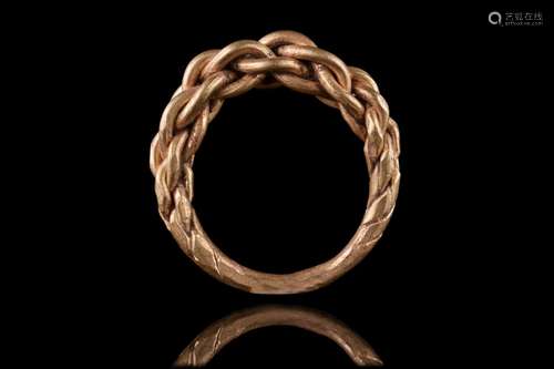 VIKING GOLD TWISTED RING