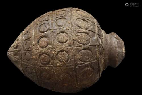 BYZANTINE CERAMIC 'GREEK FIRE' HAND GRENADE