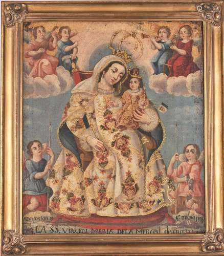 Andachtsbild "Virgen Maria de la Merced"