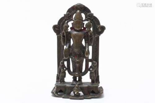 Bronzen Vishnu altaar