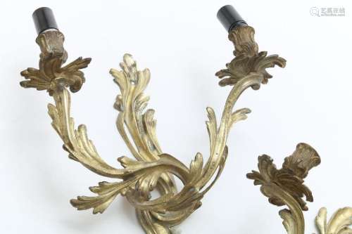 Stel bronzen Louis XV-stijl appliques