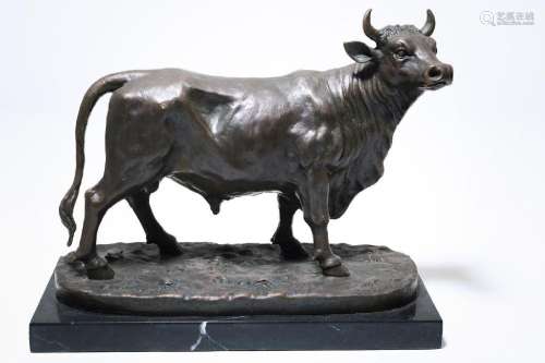 Bronzen stier 20e eeuw, Bonheur