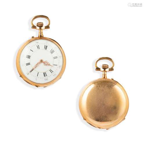 DETEUCHE, OROLOGIO DA COLLO IN ORO GIALLO, SVIZZERA 1890 CIR...