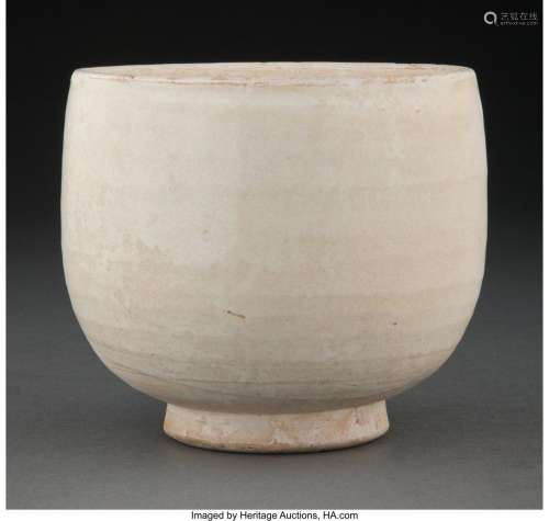 A Chinese White-Glazed Cizhou Bowl