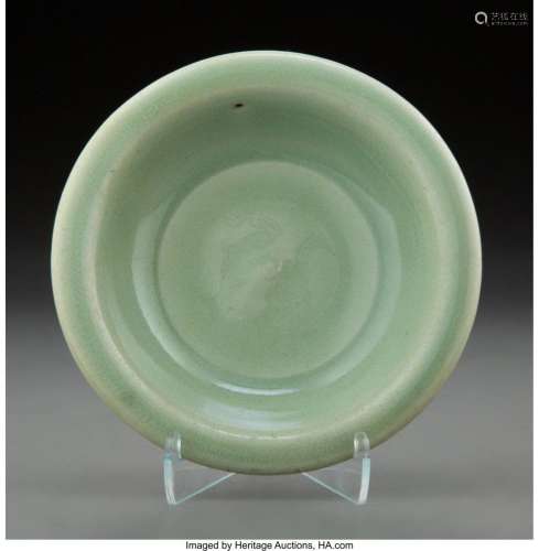 A Chinese Celadon Glazed Porcelain Bowl 1-1/4 x 4-7/8 inches...