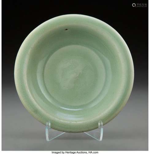 A Chinese Celadon Glazed Porcelain Bowl 1-1/4 x 4-7/8 inches...